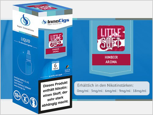 Innocigs Liquid - Little Soft Himbeer Aroma - 0 mg/ml