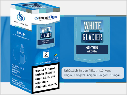 Innocigs Liquid - White Glacier Fresh Aroma - 0 mg/ml