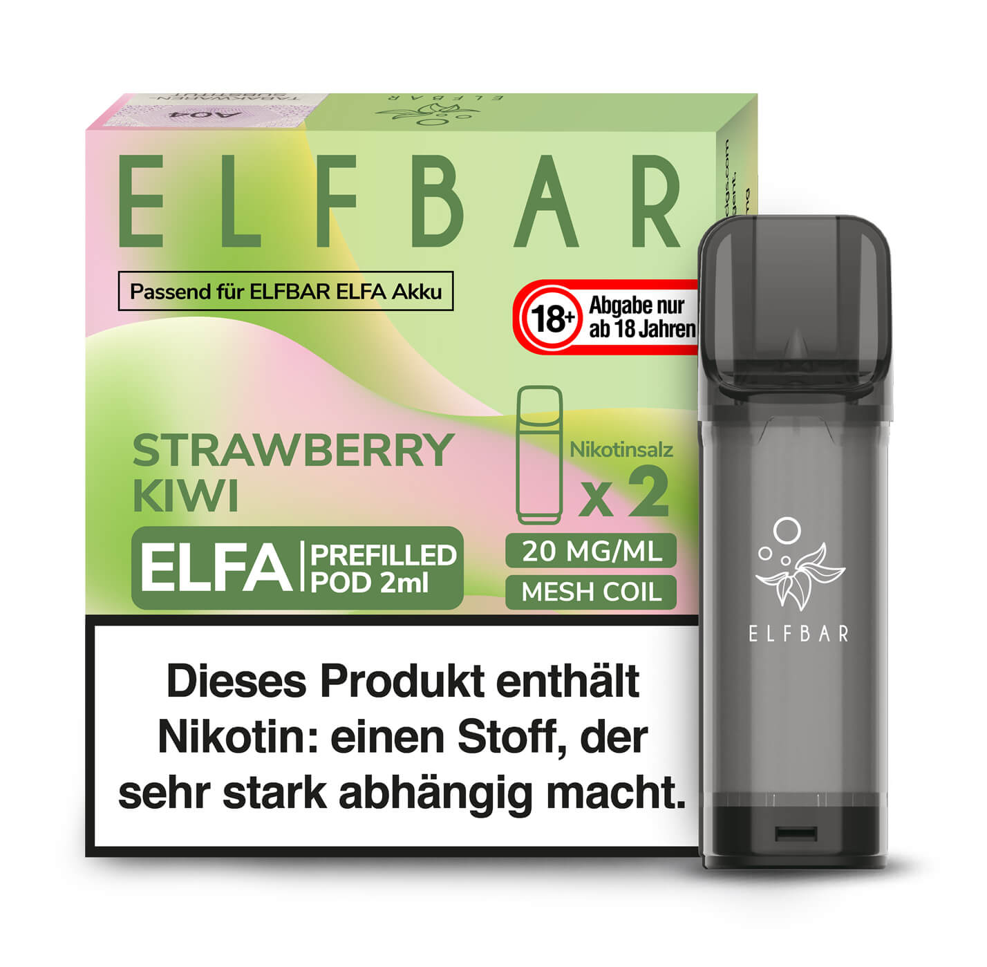Elf Bar ELFA Prefilled Pod Strawberry Kiwi (2Stk.)