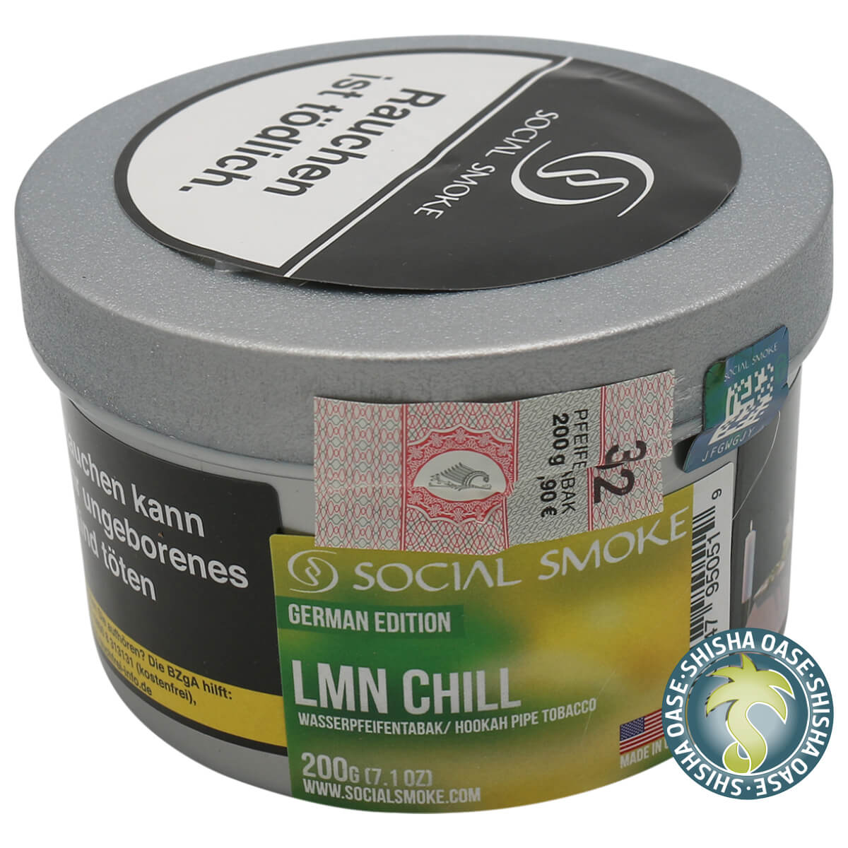 Social Smoke Tabak LMN Chill 250g Dose
