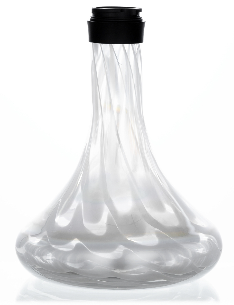 Aladin Shisha Ersatzglas Alux 4 (Weiß)