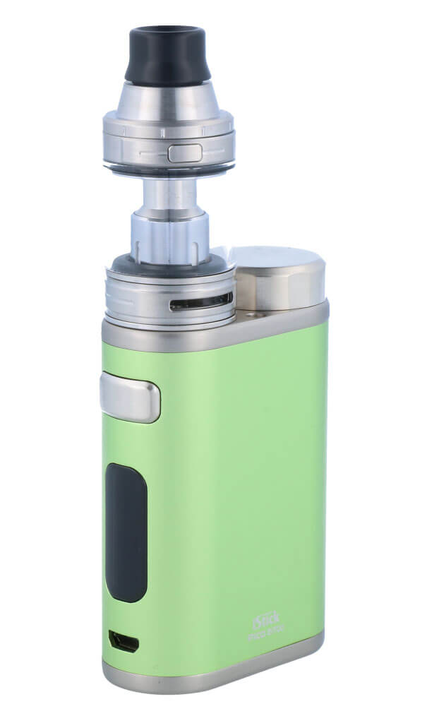 SC iStick Pico 21700 mit Ello E-Zigaretten Set grün