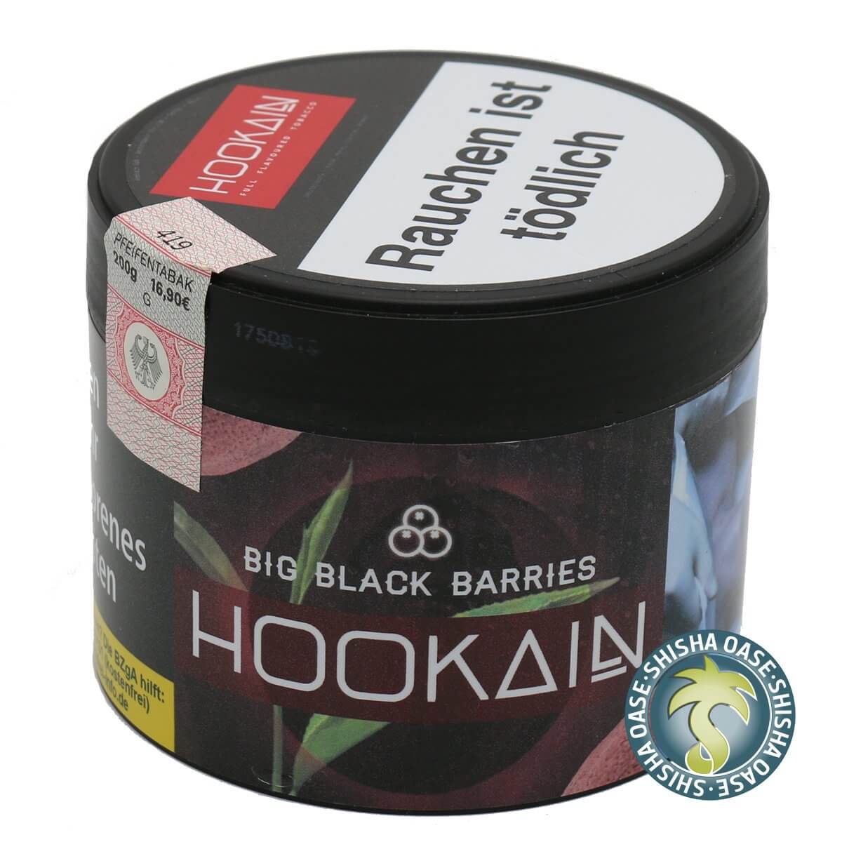Hookain Tabak Big Black Barries 200g
