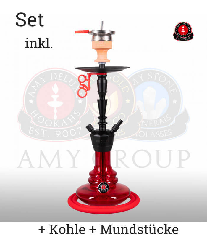 Amy Alu-X Klick S 064 (RS Schwarz / Farbe Rot) Set
