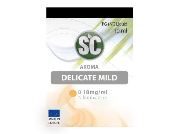 Delicate Mild Tabak Liquid (10ml) 3 mg/ml
