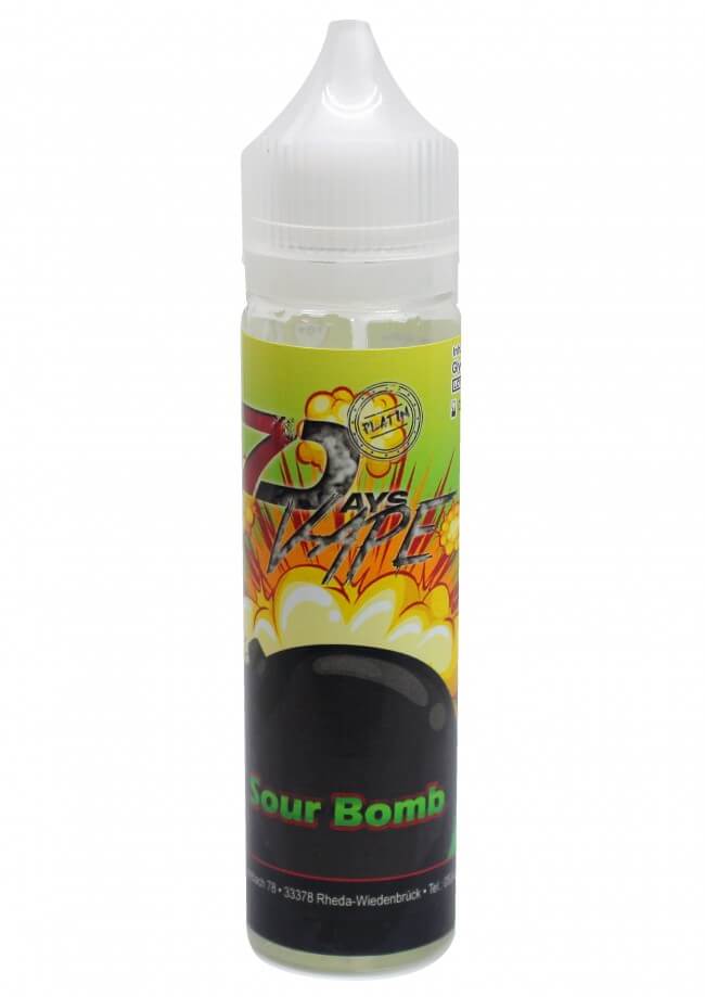 7 Days Liquid - Sour Bomb 50ml/0mg