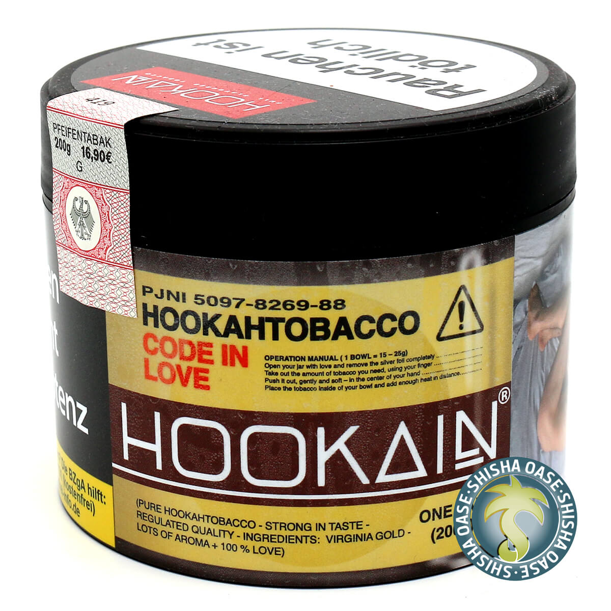 Hookain Tabak Code in Love 200g