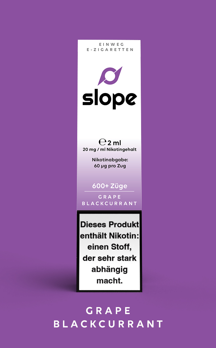 Slope - E-Shisha - Grape & Blackcurrant