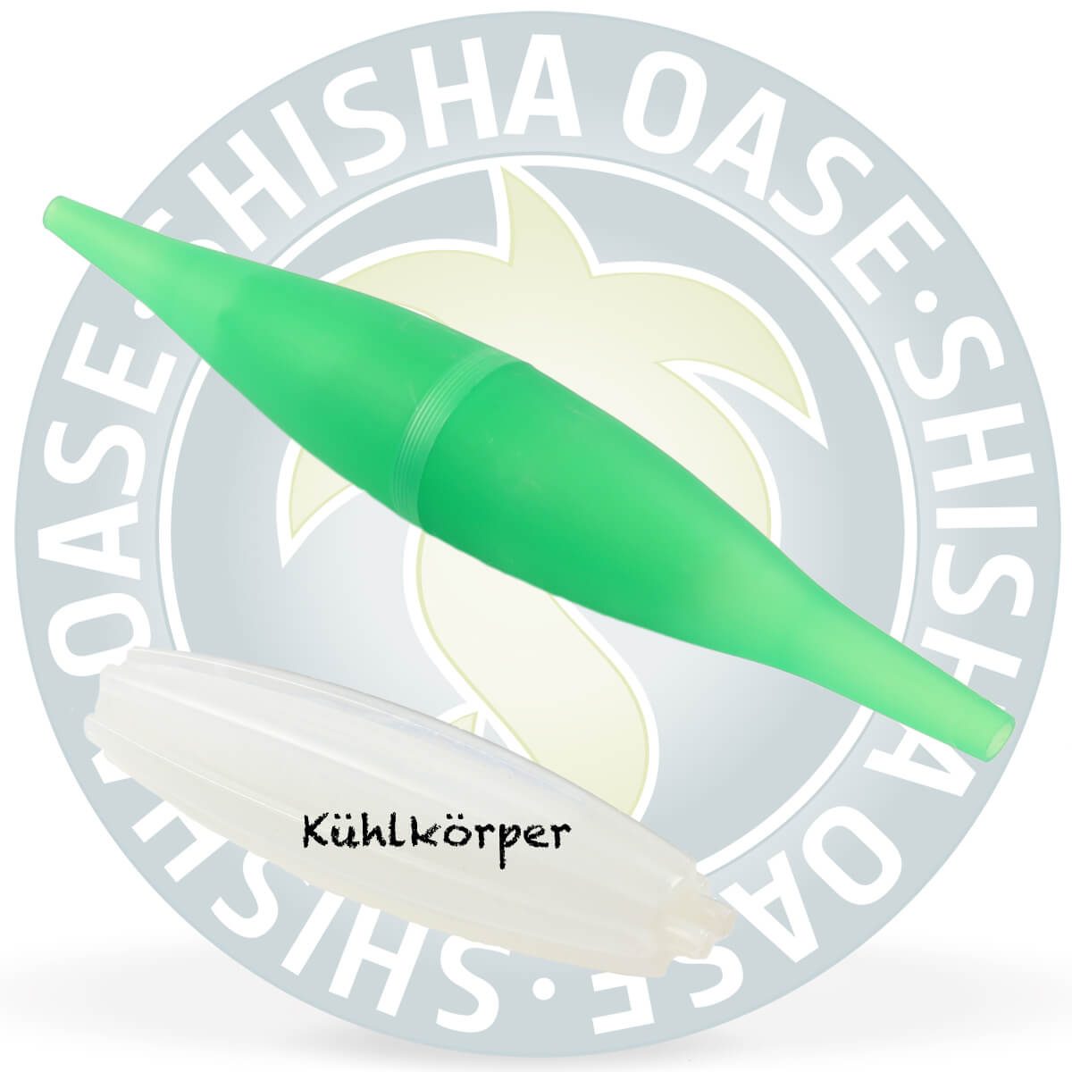 Shisha Kühlmundstück 2.0 - schraubbar - grün
