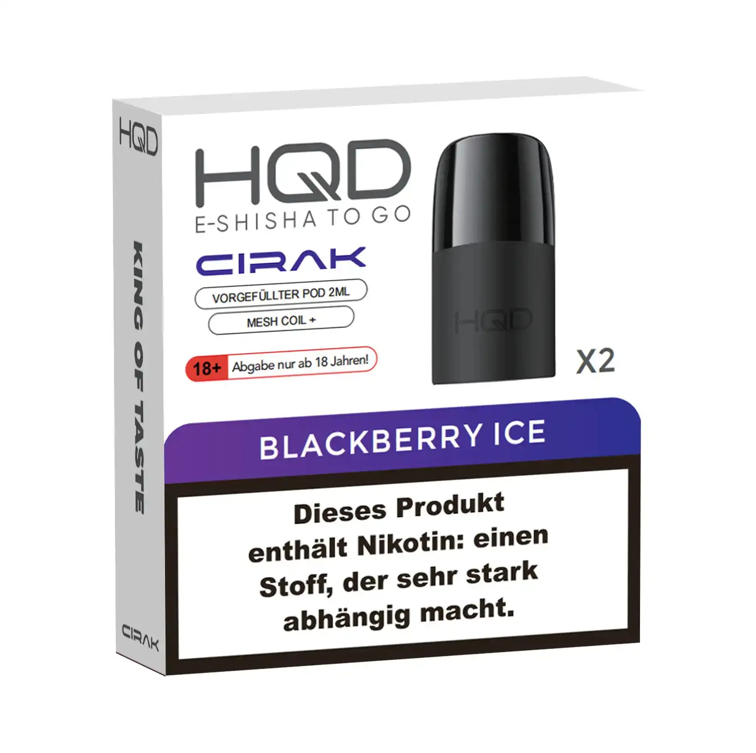 HQD Cirak Pod Blackberry Ice (2Stk.)