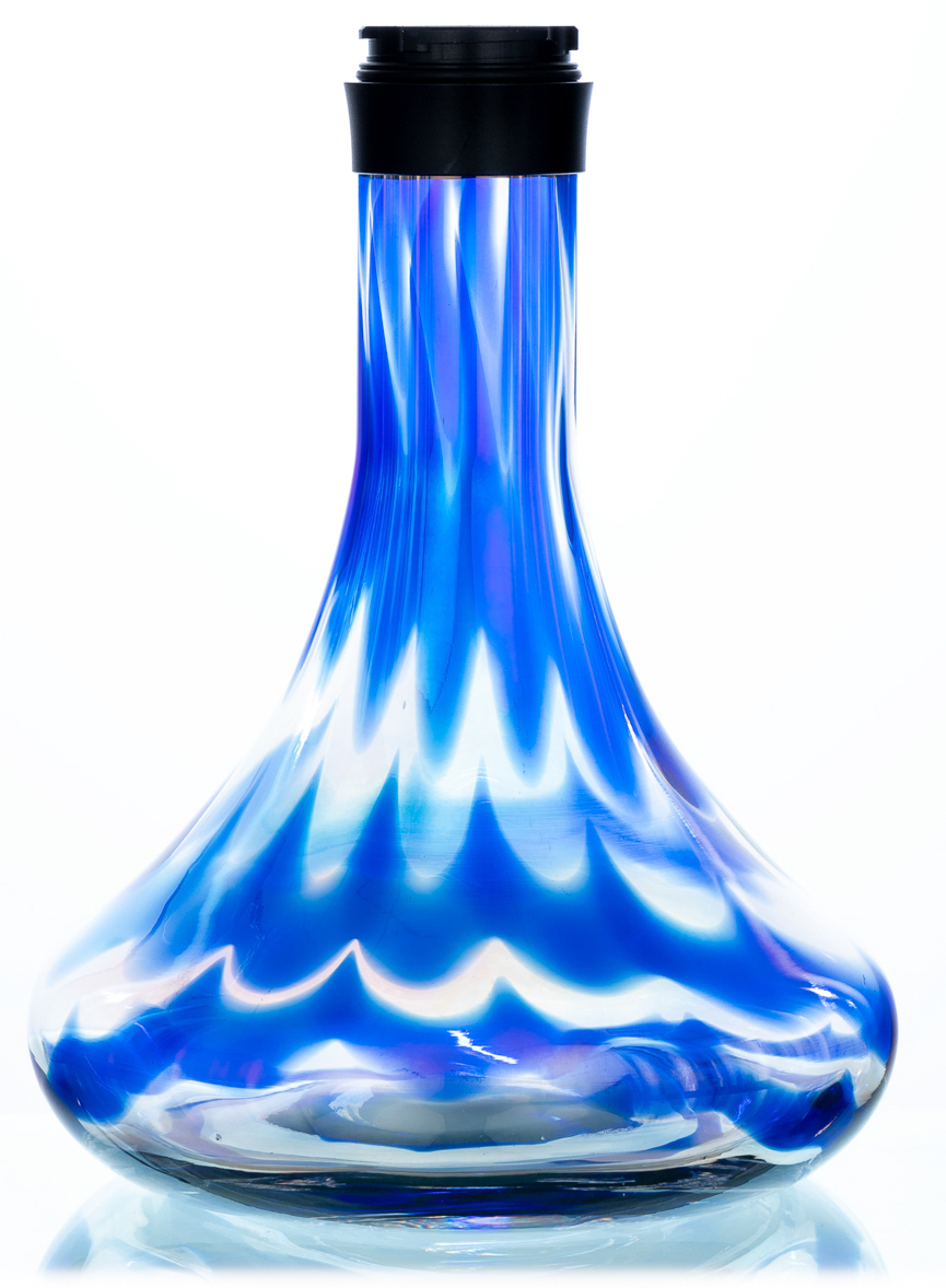 Aladin Shisha Ersatzglas Alux 4 (Blau)