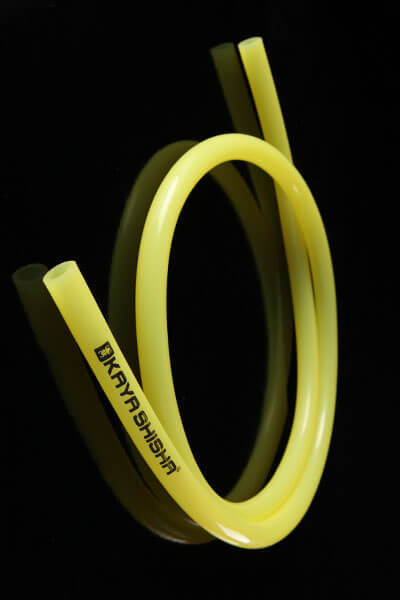 Silikonschlauch mit Kaya-Logo, farbig transparent (Gelb)