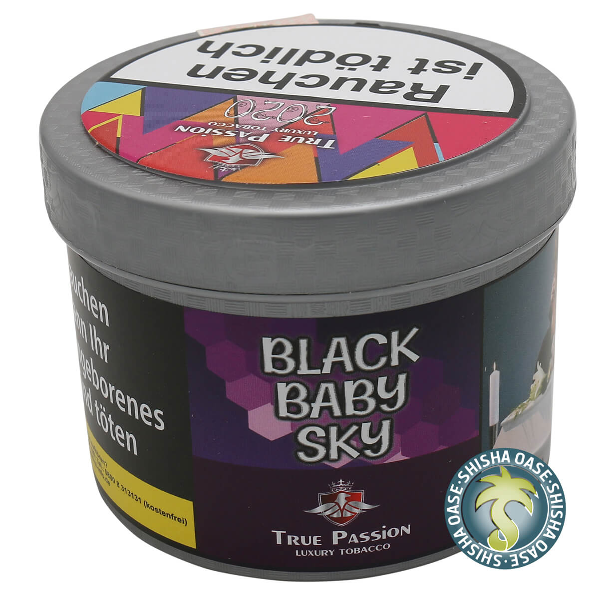 True Passion Tabak 200g Dose | Blackbaby Sky
