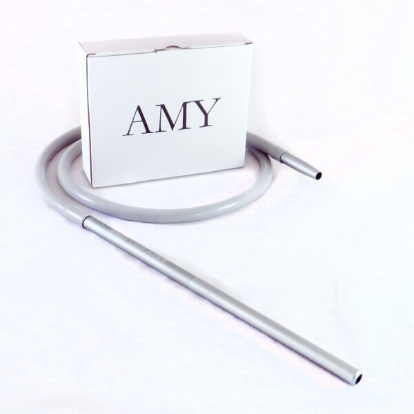 Amy Deluxe Schlauchset mit Alumundstück Grau