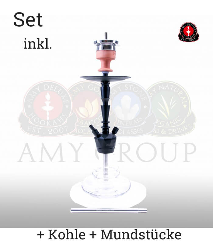 Amy Alu-X Klick S 064 (RS Schwarz / Farbe Transparent) Set
