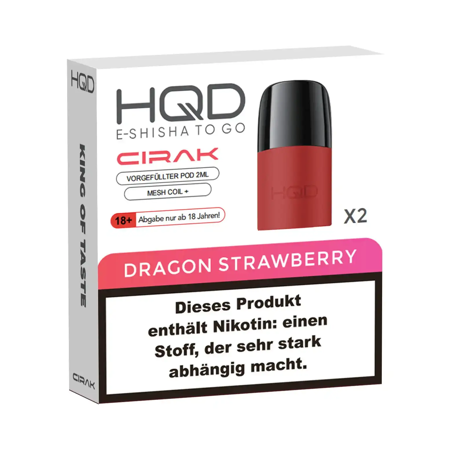 HQD Cirak Pod Dragon Strawberry (2Stk.)