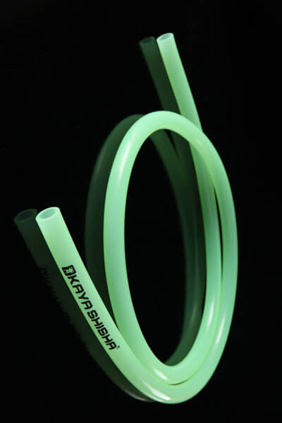 Silikonschlauch mit Kaya-Logo, farbig transparent (Grün)