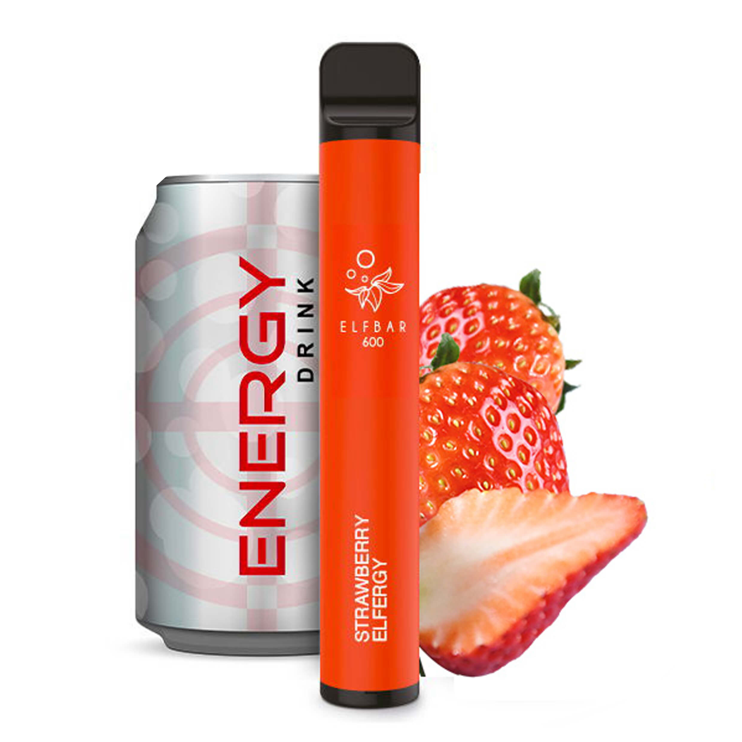 Elf Bar 600 - E-Shisha - Strawberry Elfergy - ohne Nikotin