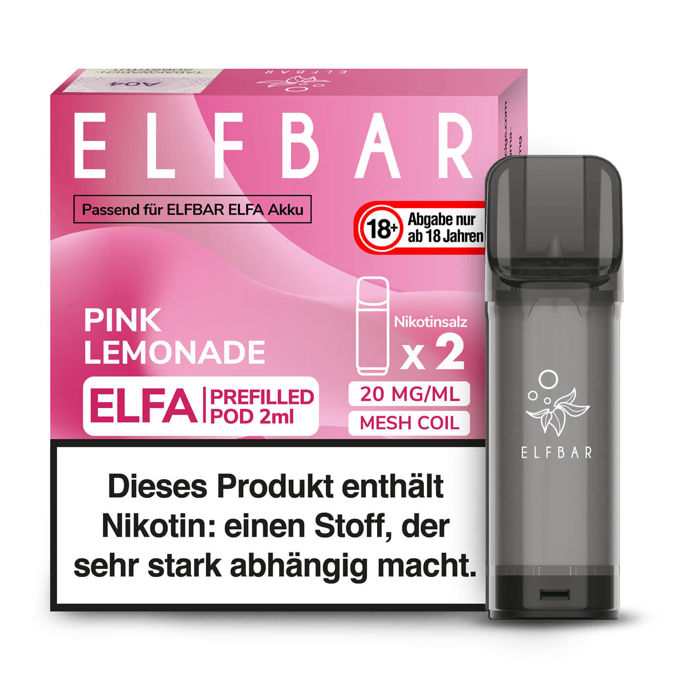Elf Bar ELFA Prefilled Pod Pink Lemonade (2Stk.)