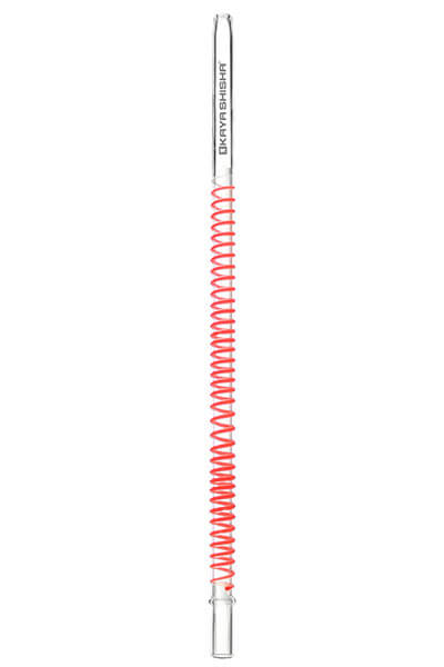 Slight Line XL Glasmundstück - Coil (Red)
