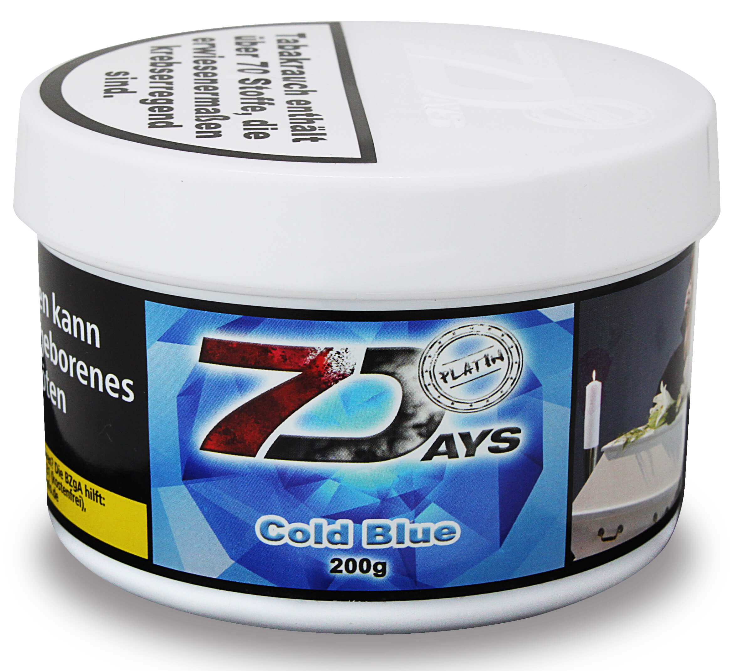 7 Days Platin Tabak - Cold Blue 200g