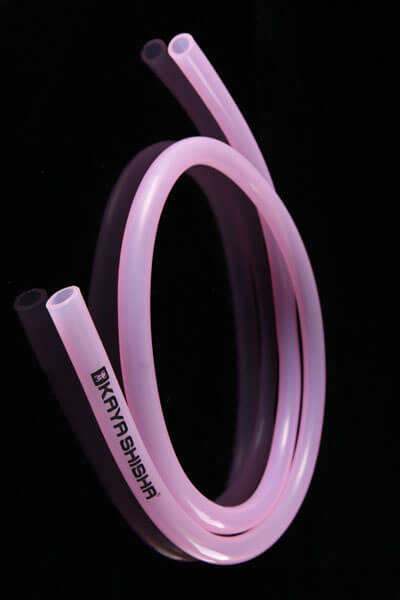 Silikonschlauch mit Kaya-Logo, farbig transparent (Pink)