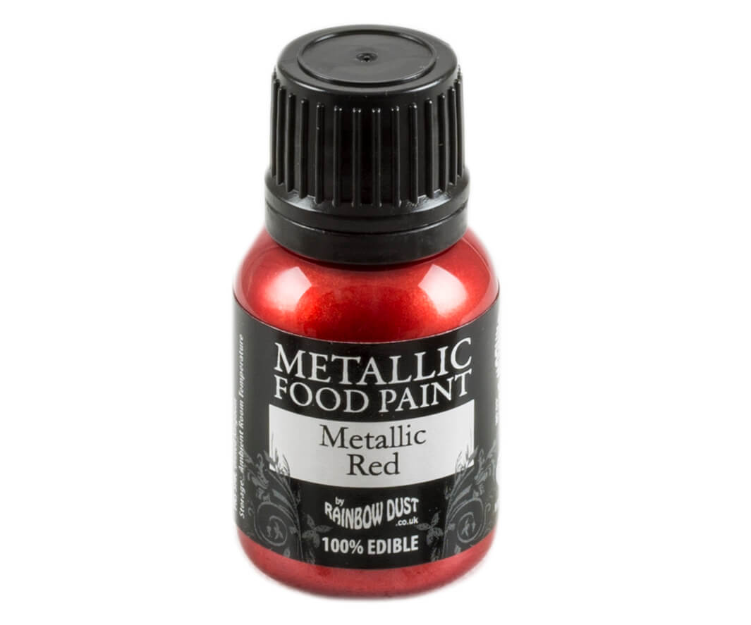 Rainbow Dust Metallic Farbe - Red