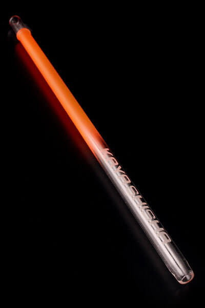 Slight Line XL Glasmundstück - Neon (Orange)