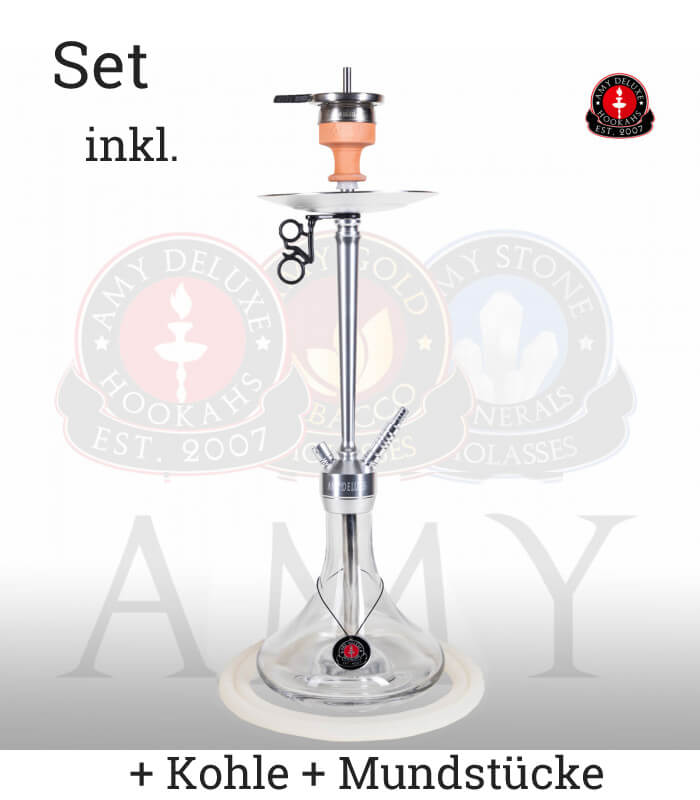 Amy Alu Deluxe Klick 066 (RS Silber / Farbe Transparent) Set
