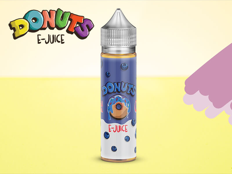 Donuts E-Juice - Blueberry Donuts - 50ml - 0 mg/ml