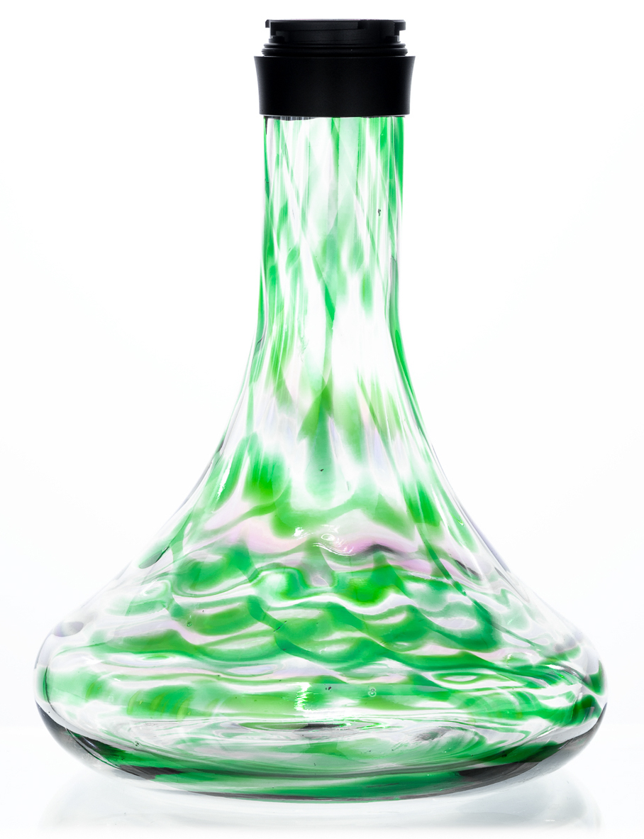 Aladin Shisha Ersatzglas Alux 4 (Grün)
