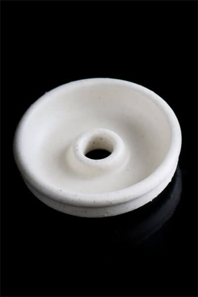 Silikon Tabakkopf mit Einsatz (Weiß)