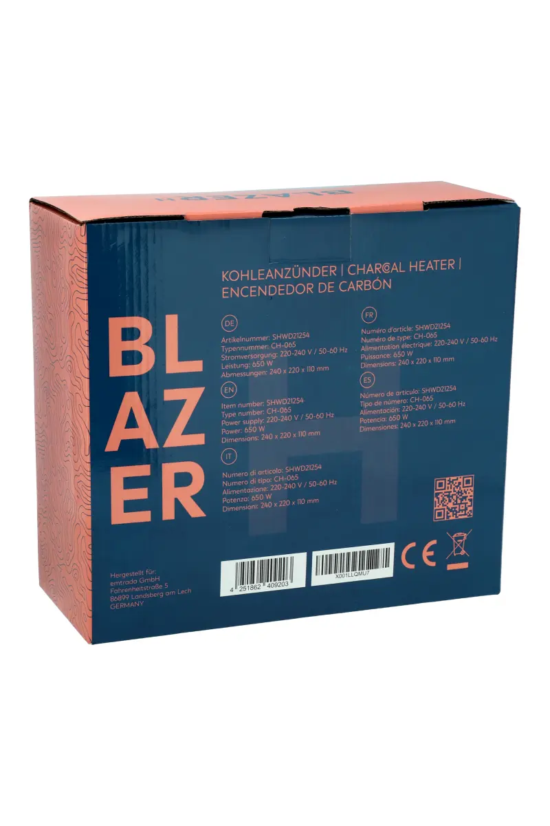 AO Blazer H 650W Kohleanzünder | elektrisch