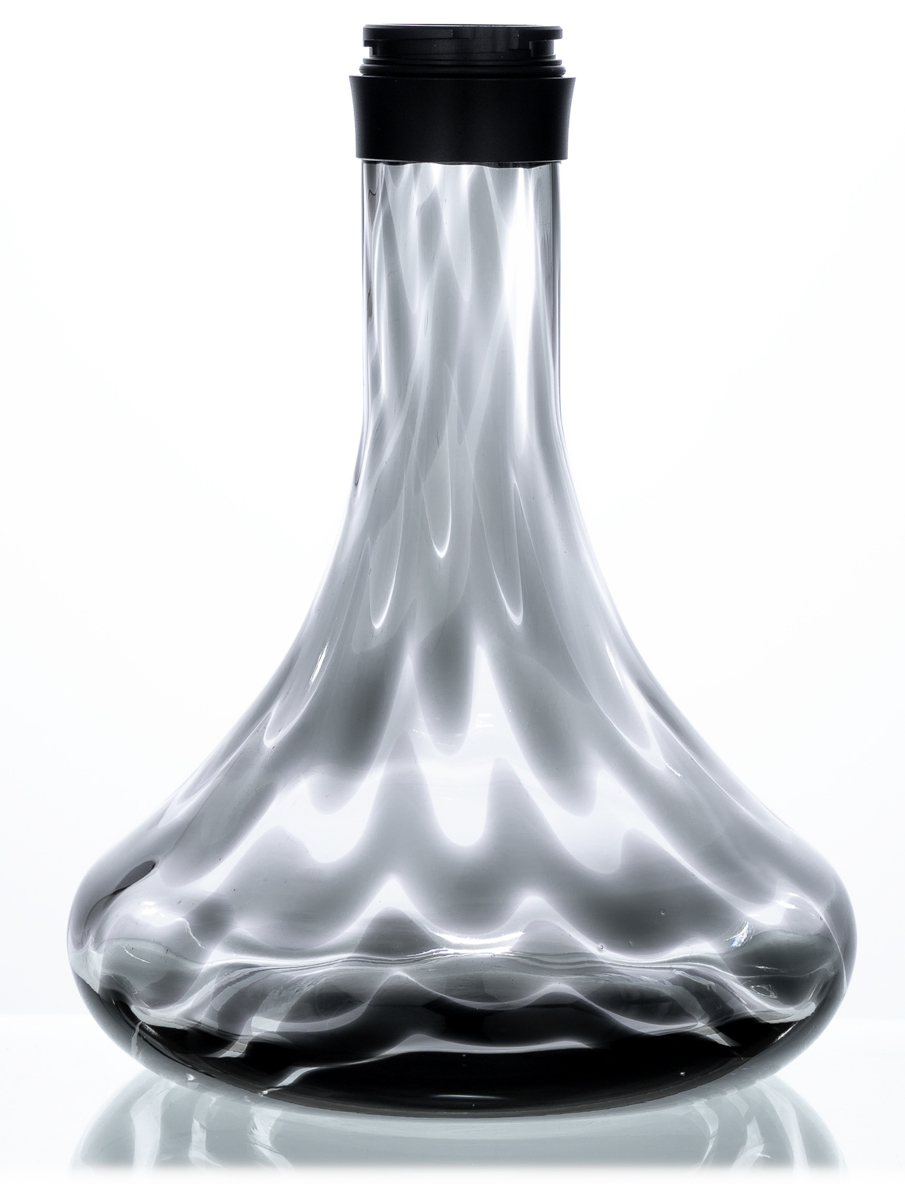 Aladin Shisha Ersatzglas Alux 4 (Schwarz)