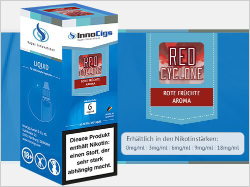 Innocigs Liquid - Red Cyclone Rote Früchte Aroma - 18 mg/m